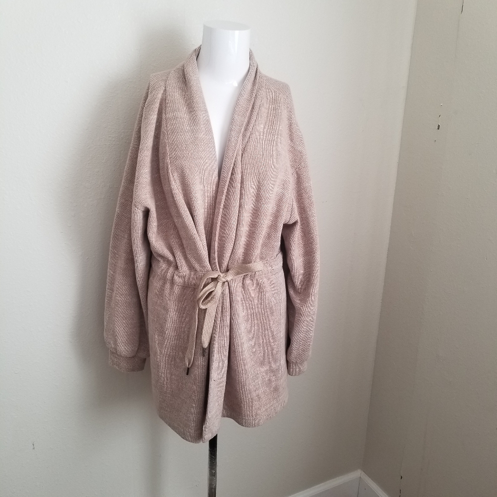 7 For All Mankind Taupe Women's Cardigan